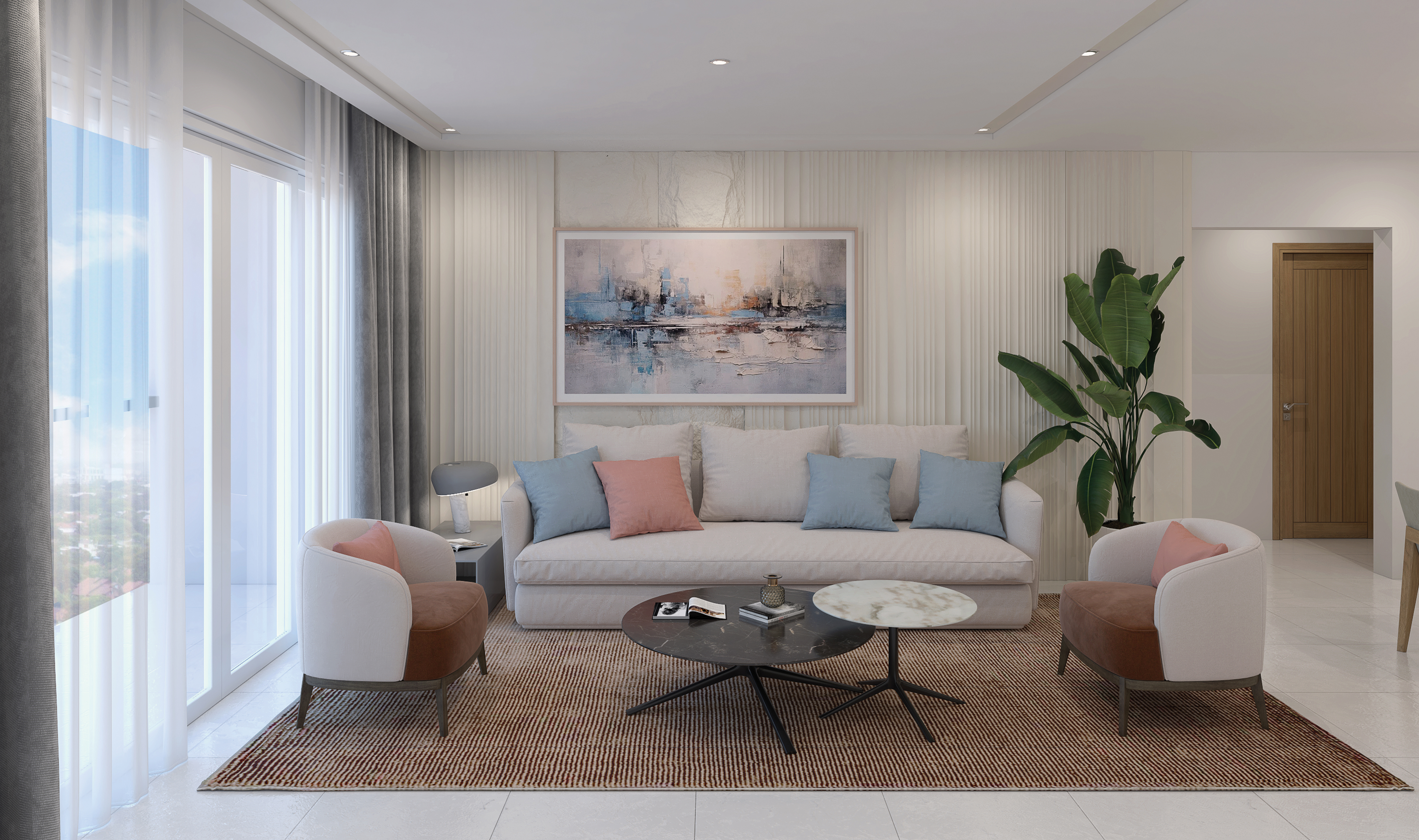 The Finest Residences living room interior